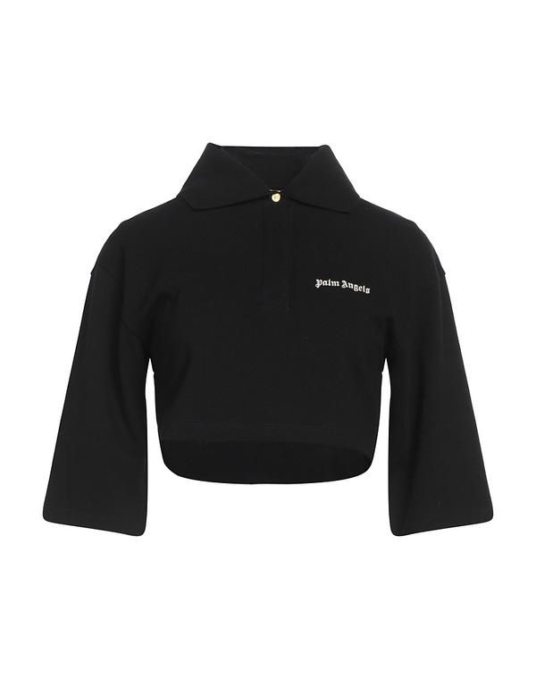 パーム・エンジェルス レディース トップス ポロシャツ PALM ANGELS Black ブラック