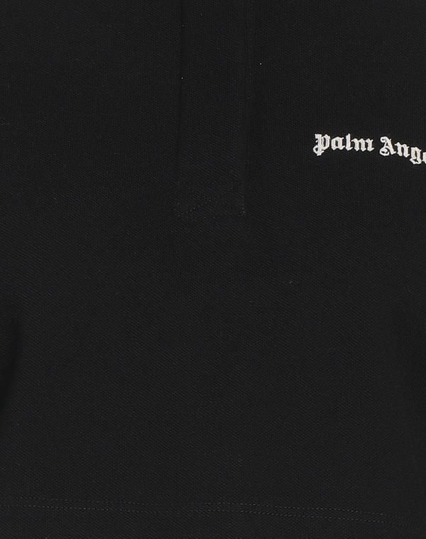 パーム・エンジェルス レディース トップス ポロシャツ PALM ANGELS Black ブラック パーム・エンジェルス レディース トップス ポロシャツ PALM ANGELS Black ブラック