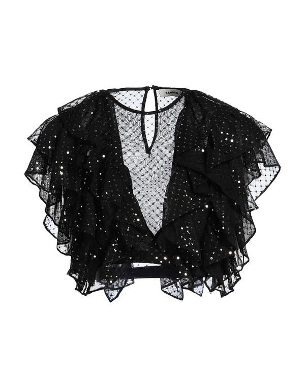 サンドロ レディース トップス シャツ SANDRO Black ブラック