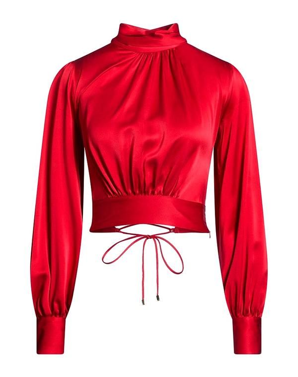 エリザベッタフランキ レディース トップス シャツ ELISABETTA FRANCHI Red レッド