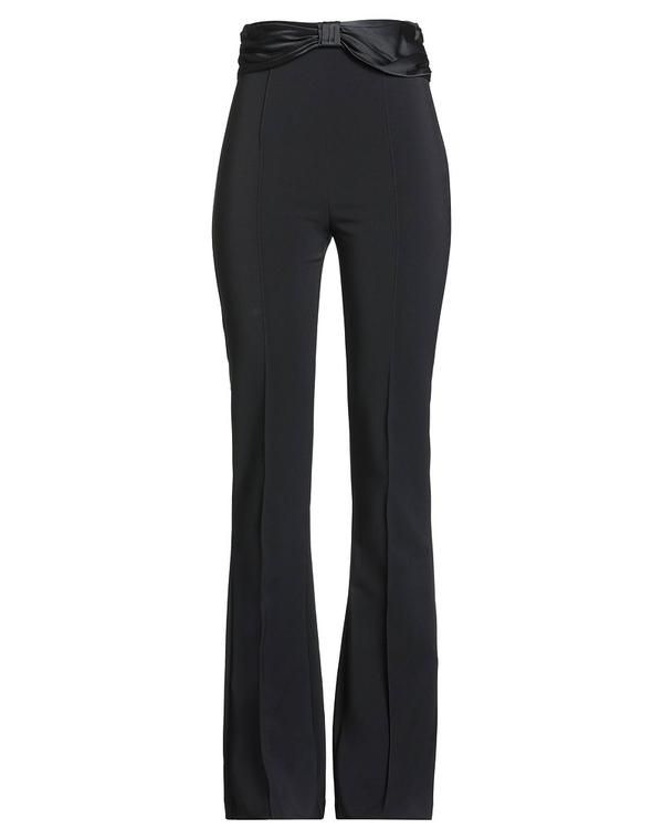 エリザベッタフランキ レディース ボトムス カジュアルパンツ フレアカットパンツ ELISABETTA FRANCHI Black ブラック