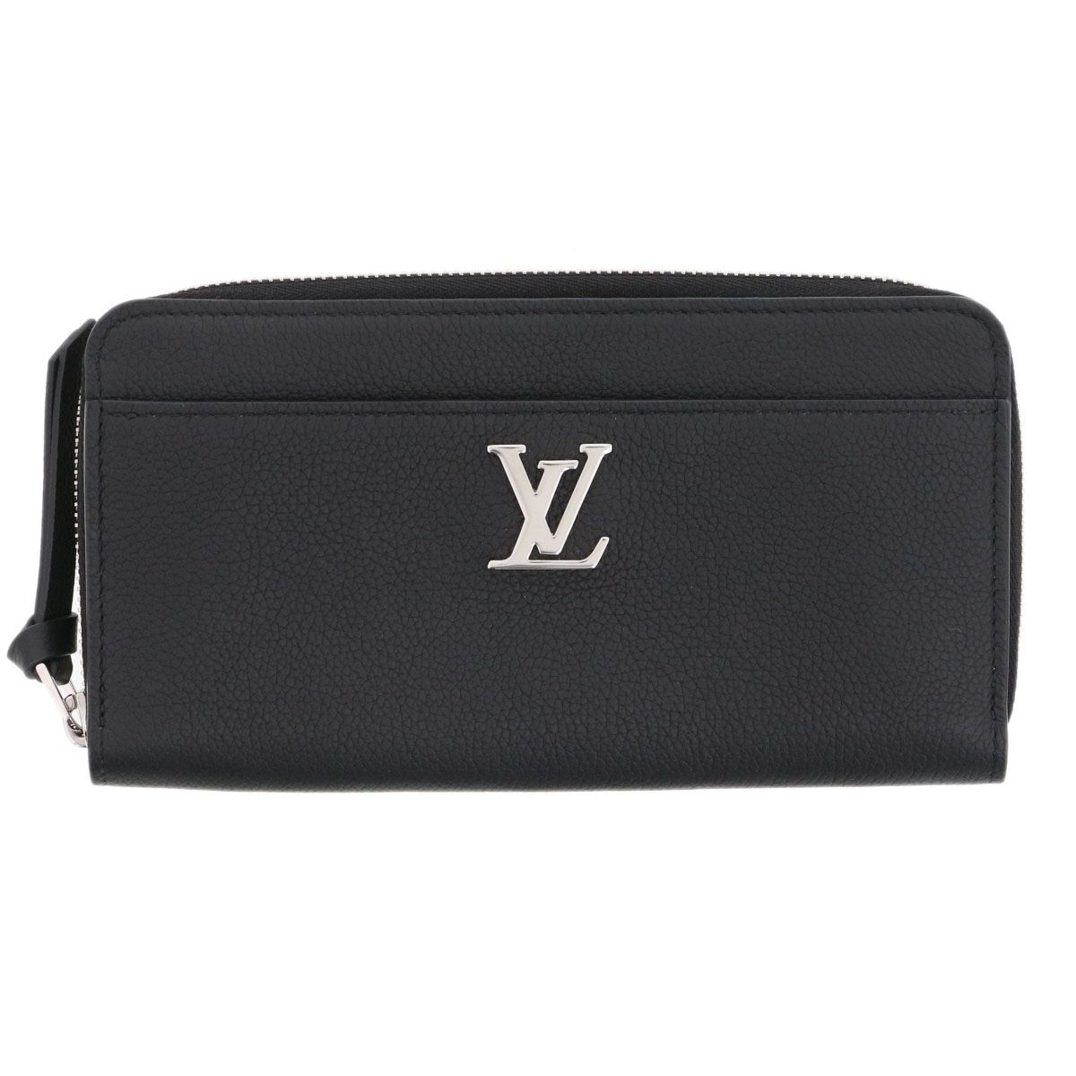 LOUIS VUITTON ルイ・ヴィトン ジッピー ロックミー 長財布 M62622 レディース レザー ブラック シルバー金具 中古