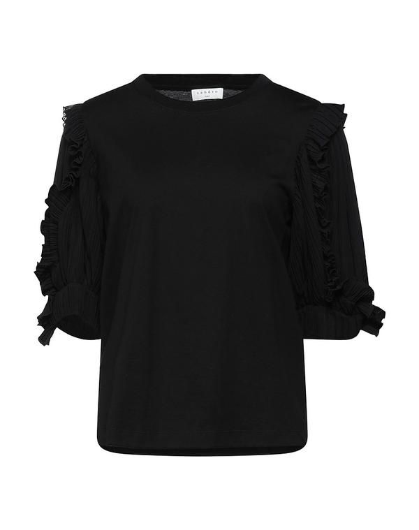 サンドロ レディース トップス Tシャツ SANDRO Black ブラック