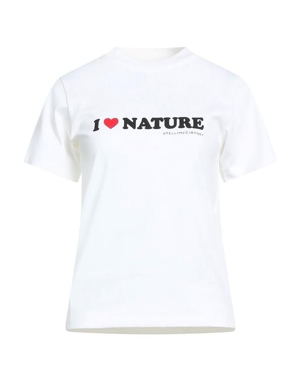 ステラマッカートニー レディース トップス Tシャツ STELLA McCARTNEY White ホワイト