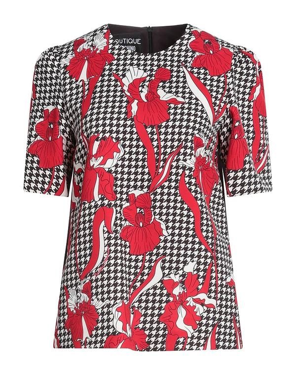 ブティックモスキーノ レディース トップス シャツ BOUTIQUE MOSCHINO Red レッド