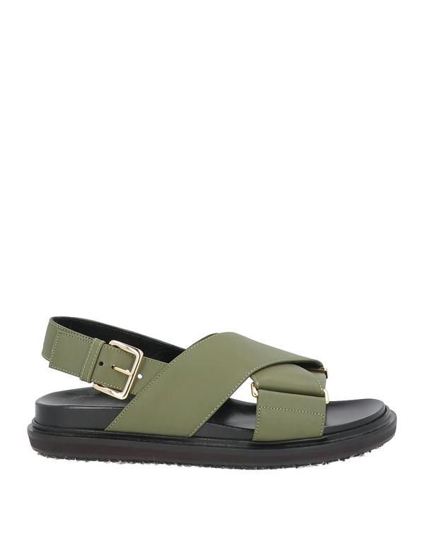 【送料無料】 マルニ レディース サンダル シューズ サンダル Military Green