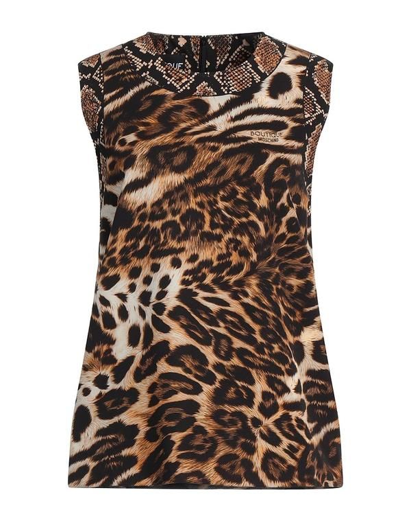 ブティックモスキーノ レディース トップス シャツ BOUTIQUE MOSCHINO Brown ブラウン