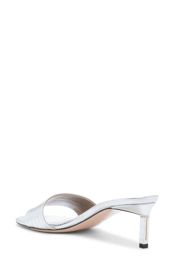 トム・フォード レディース シューズ サンダル TOM FORD Python Embossed Slide Sandal Silver シルバー トム・フォード レディース シューズ サンダル TOM FORD Python Embossed Slide Sandal Silver シルバー