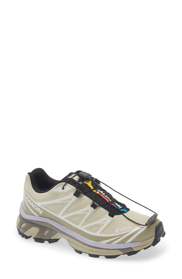 サロモン レディース シューズ スニーカー Salomon XT6 GoreTex Waterproof Sneaker Eucalyptus Silver Sage セージ