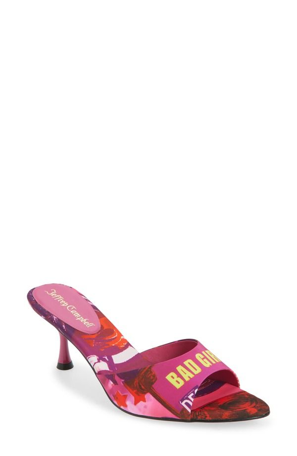 ジェフリー キャンベル レディース シューズ サンダル Jeffrey Campbell SpyKid Slide Sandal Fuchsia Bad Girl Combo フューシャ