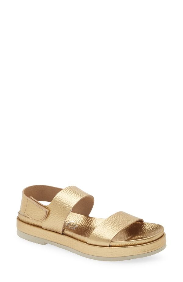 ペドロガルシア レディース シューズ サンダル プラットフォーム Pedro Garcia Jamili Slingback Platform Sandal Gold Cervo ゴールド