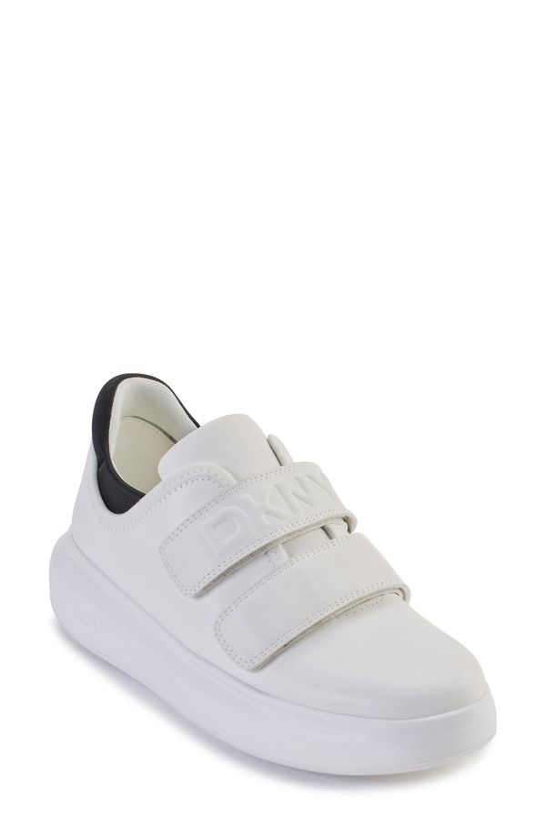 ダナ キャラン ニューヨーク レディース シューズ スニーカー プラットフォーム DKNY Jamiah Platform Sneaker White Black ホワイト