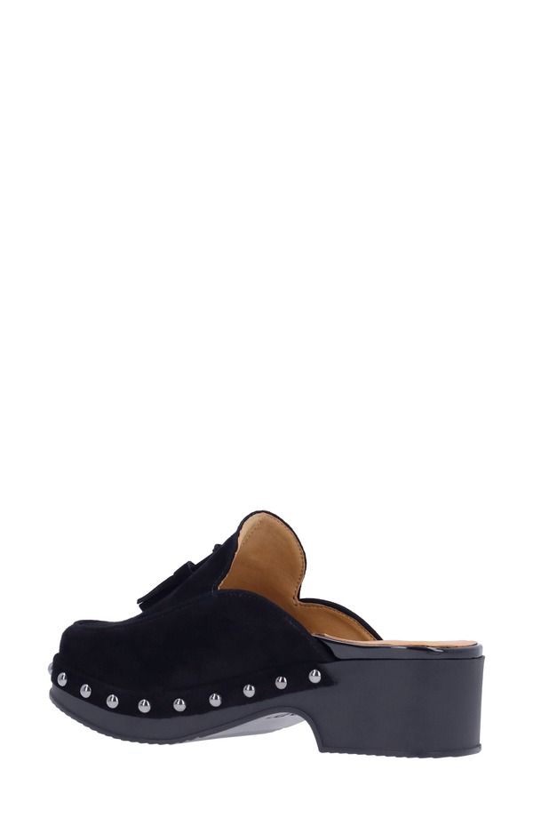 ラモールドピード レディース シューズ サンダル LAmour des Pieds Gracen Studded Clog Black ブラック