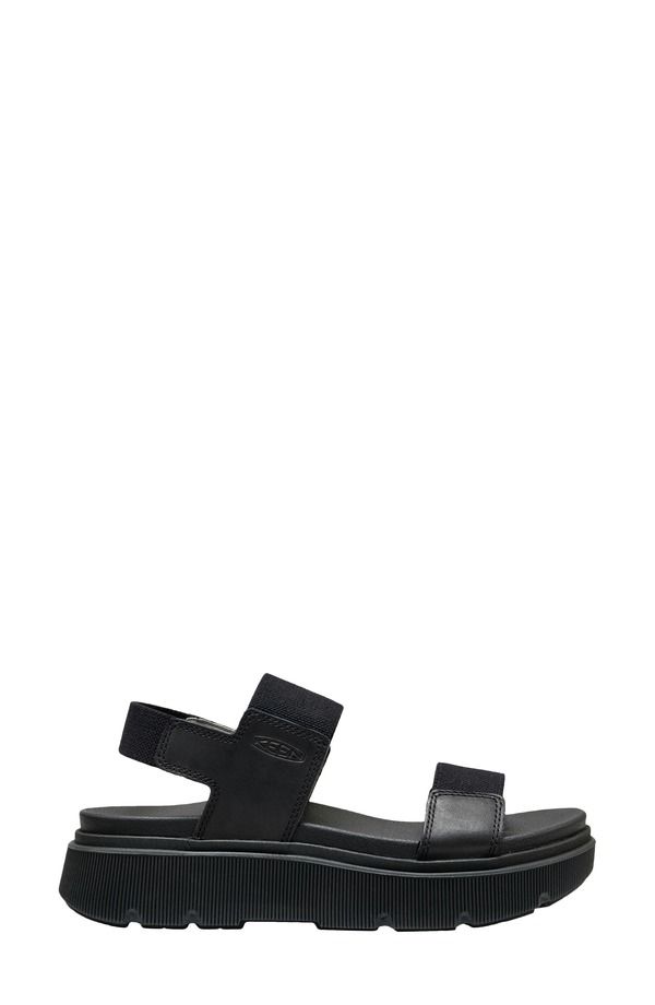 キーン レディース シューズ サンダル プラットフォーム KEEN Elle Mila Platform Sandal Black Black ブラック