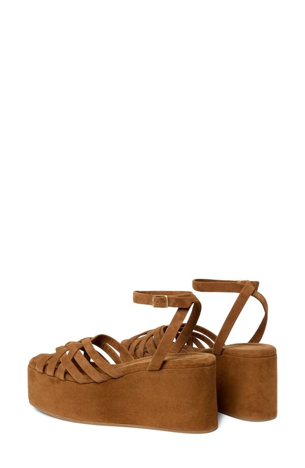 ロフラー ランダル レディース シューズ サンダル プラットフォーム アンクル Loefflerandall Channing Ankle Straplatform Wedge Sandal Cacao