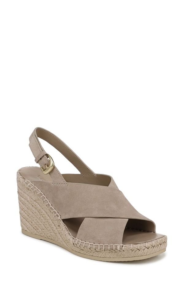 ヴィンス レディース シューズ サンダル Vince Georgia Espadrille Wedge Sandal Taupe Clay トープ