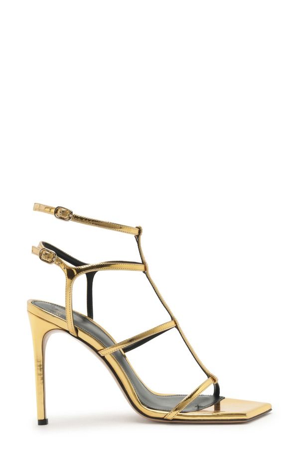 アレクサンドラバードマン レディース シューズ サンダル Alexandre Birman Amanda Cage Sandal Golden