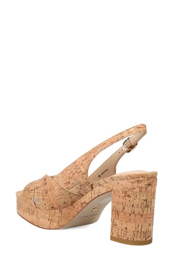 ペレモーダ レディース シューズ サンダル プラットフォーム Pelle Moda Ilori Slingback Platform Sandal Natural ペレモーダ レディース シューズ サンダル プラットフォーム Pelle Moda Ilori Slingback Platform Sandal Natural