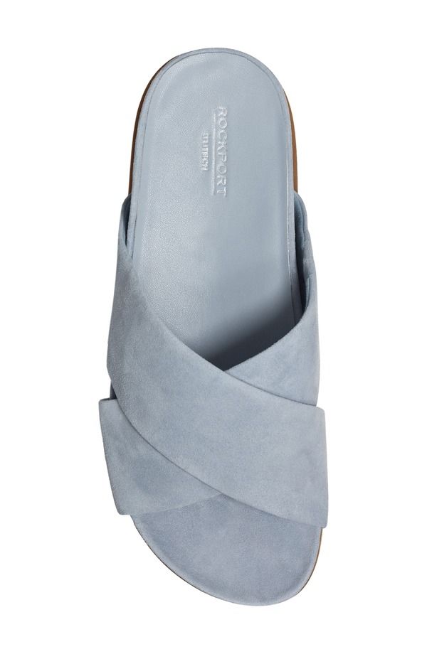 ロックポート レディース シューズ サンダル Rockport Leia Slide Sandal Blue ブルー
