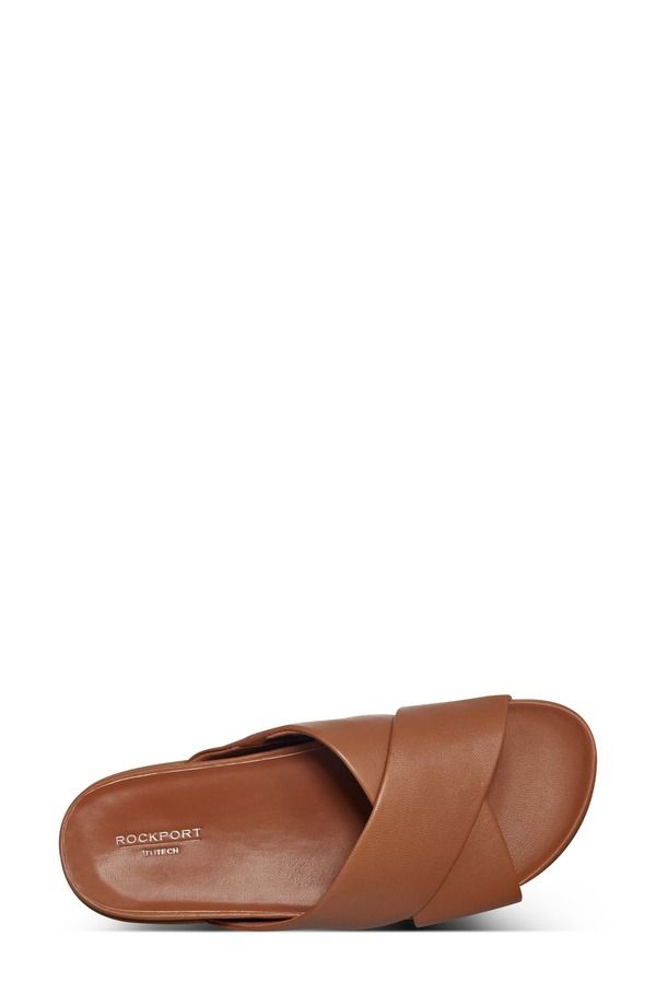 ロックポート レディース シューズ サンダル Rockport Leia Slide Sandal Medium Natural ロックポート レディース シューズ サンダル Rockport Leia Slide Sandal Medium Natural
