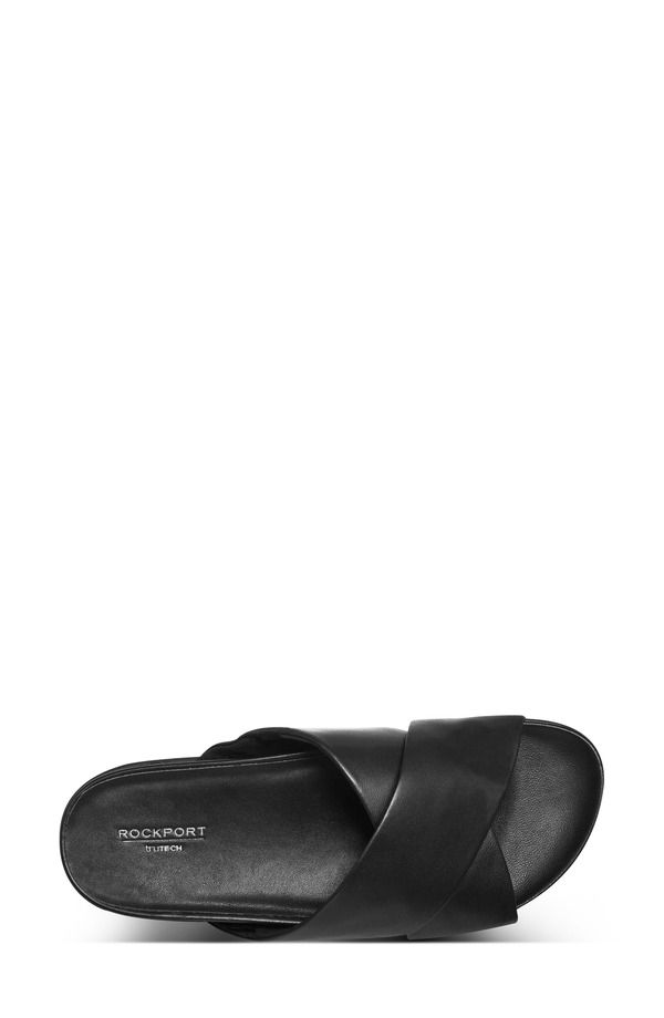 ロックポート レディース シューズ サンダル Rockport Leia Slide Sandal Black ブラック