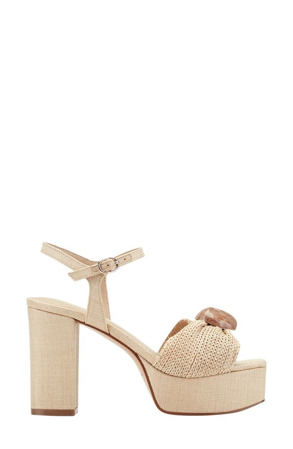 マーク・フィッシャー レディース シューズ サンダル プラットフォーム Marc Fisher LTD Candey Platform Sandal Natural