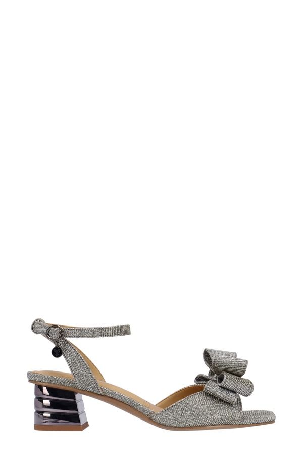 ジェイレニー レディース シューズ サンダル アンクル J Rene Novelankle Strap Sandal Pewter ピューター