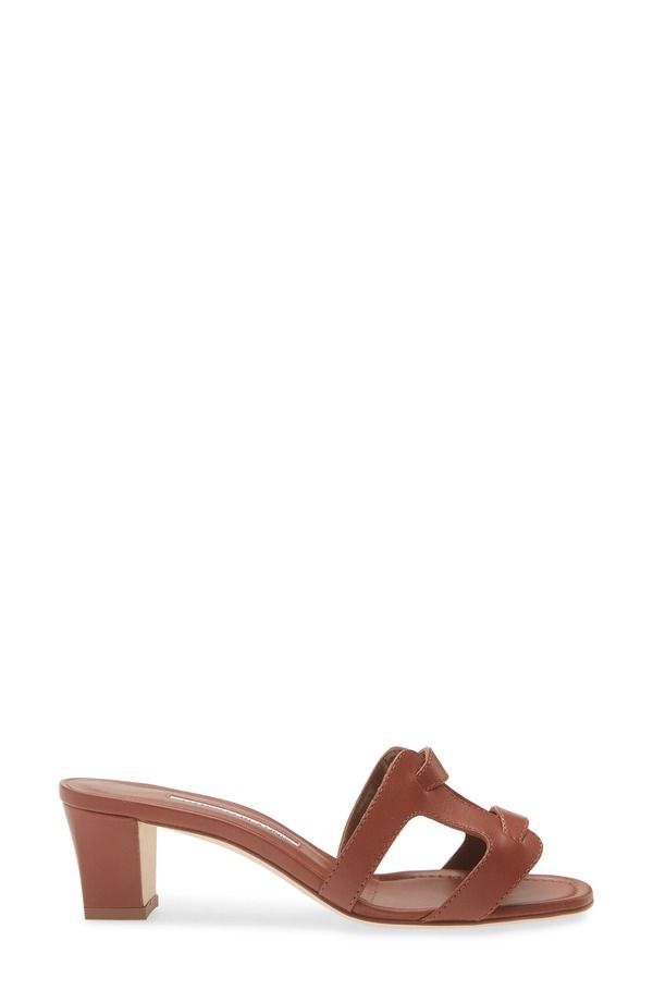 マノロ ブラニク レディース シューズ サンダル Manolo Blahnik Grellanu Sandal Brown ブラウン