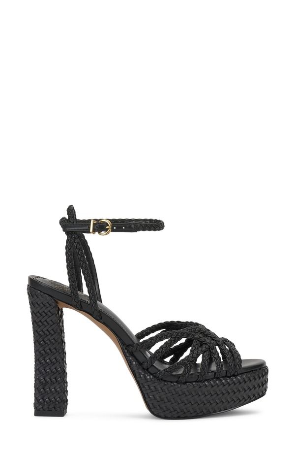 ヴィンスカムート レディース シューズ サンダル プラットフォーム アンクル Vince Camuto Samlee Ankle Straplatform Sandal Black ブラック