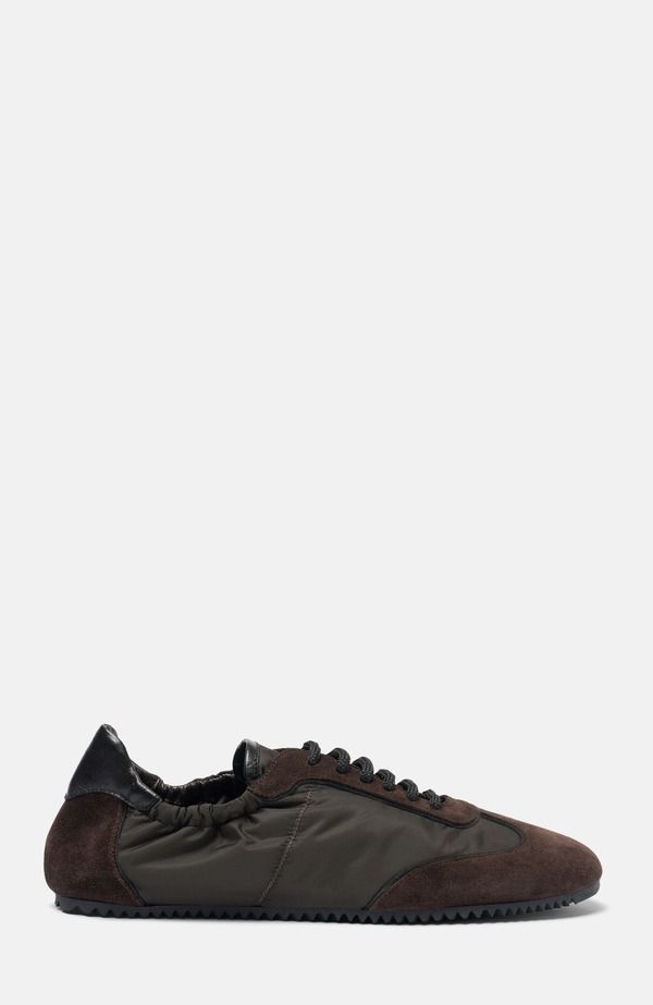 スカロッソ レディース シューズ スニーカー SCAROSSO Riley Sneakers Brown Nylon ブラウン