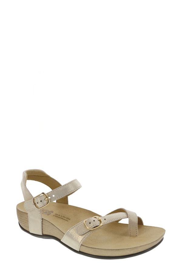 サス レディース シューズ サンダル SAS Pampa Wedge Sandal Soft Gold ゴールド