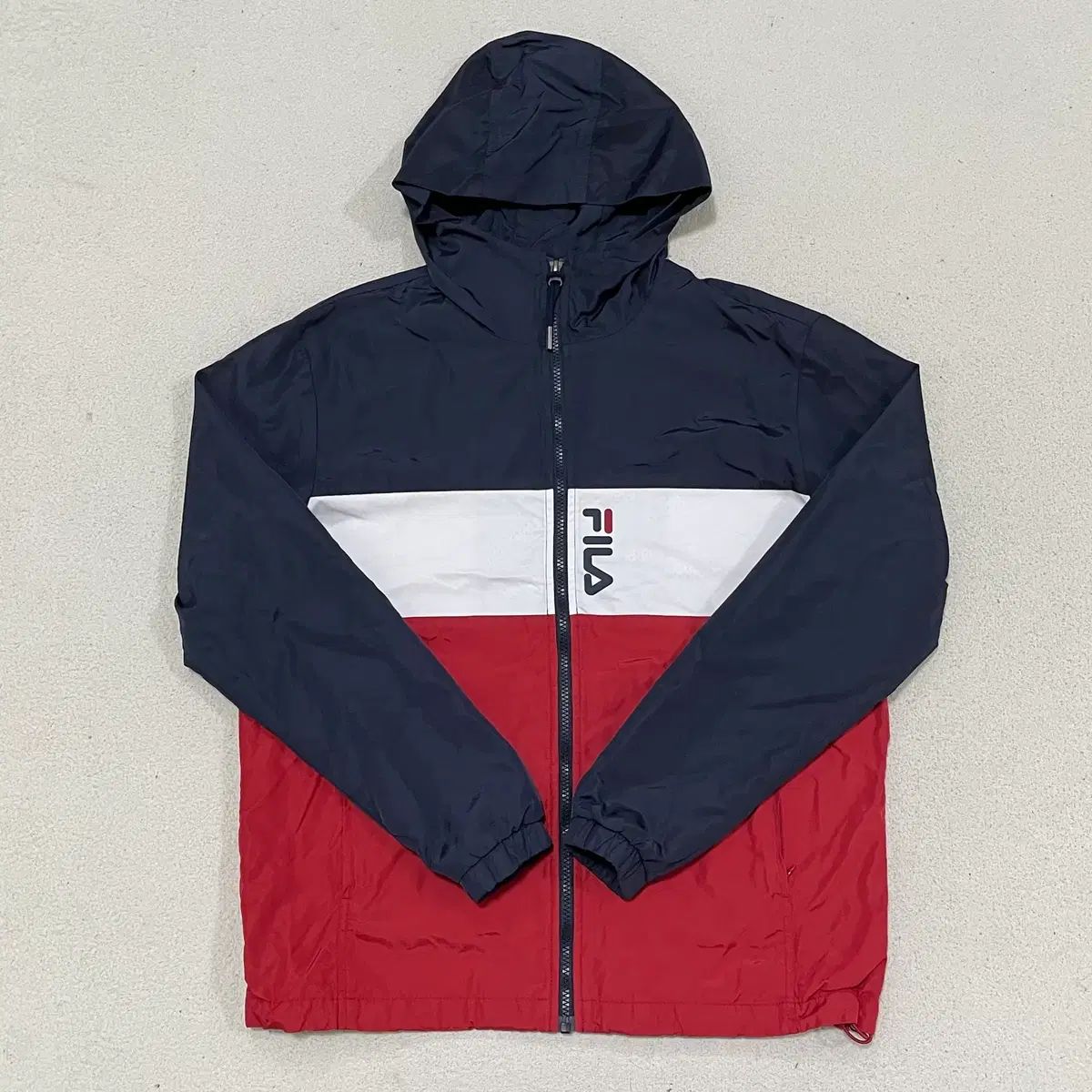 S FILA 3段ブロック ウインドブレーカー アウター 0518-2
