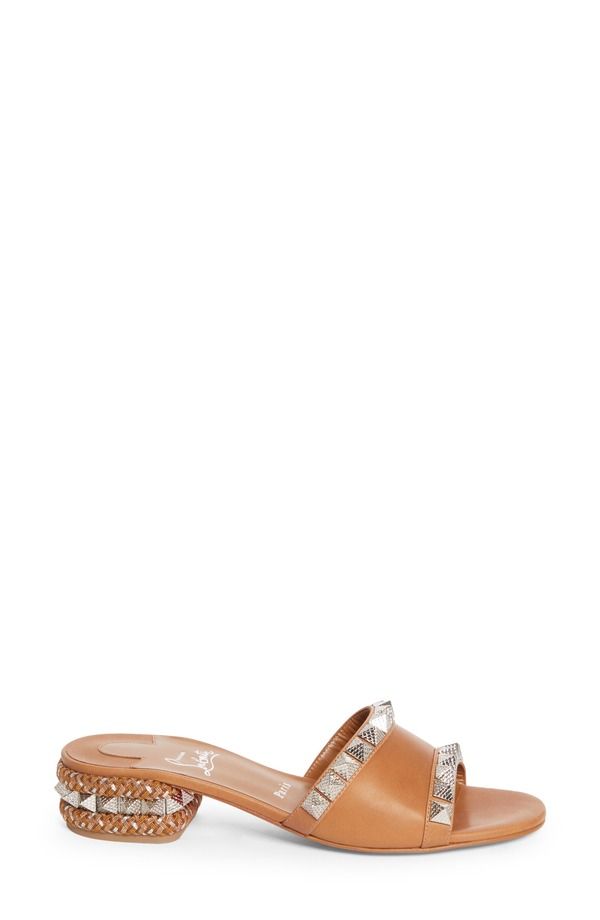 クリスチャン・ルブタン レディース シューズ サンダル Christian Louboutin Pyramule Slide Sandal Terra Terra