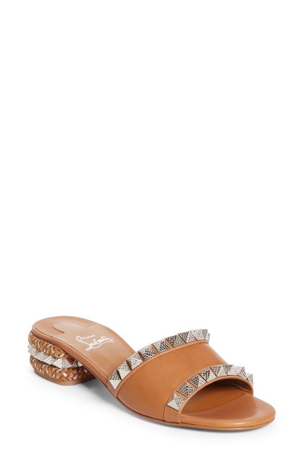 クリスチャン・ルブタン レディース シューズ サンダル Christian Louboutin Pyramule Slide Sandal Terra Terra