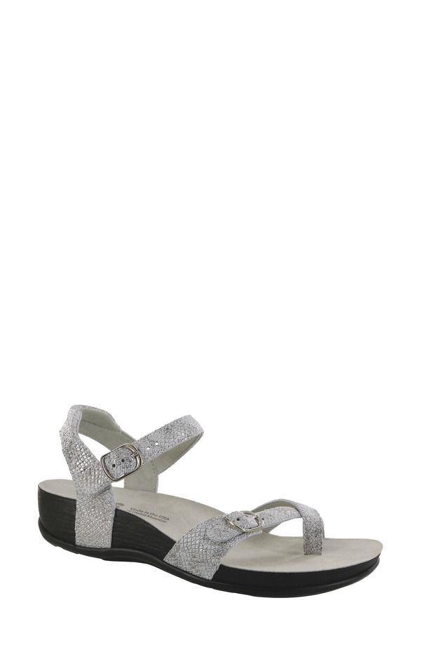 サス レディース シューズ サンダル SAS Pampa Wedge Sandal Plata