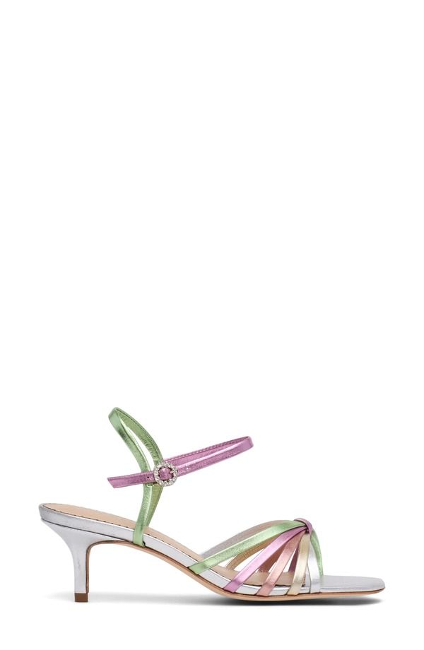 サンク セプト レディース シューズ サンダル アンクル Cinq Sept Maliankle Strap Sandalight Gold Metallic ゴールド