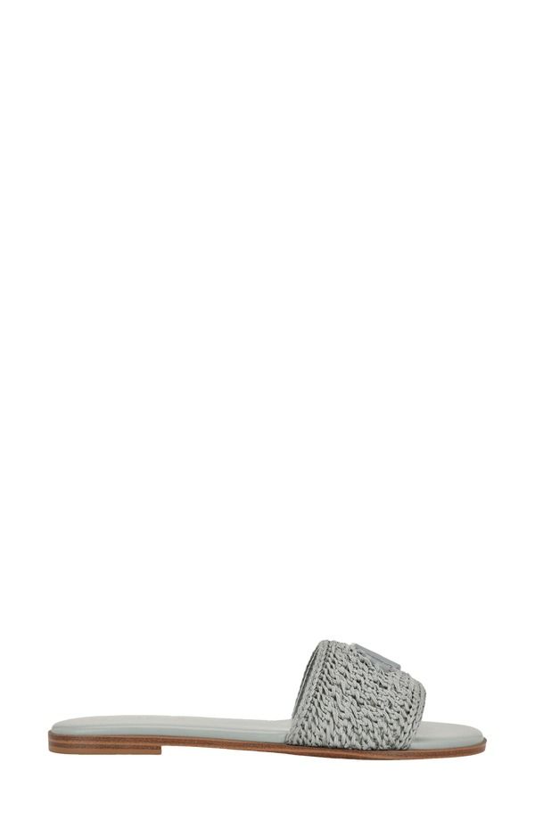 カルバンクライン レディース シューズ サンダル Calvin Klein Kamine Slide Sandalight Blue Woven ブルー
