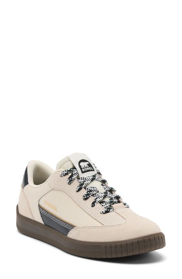 ソレル レディース シューズ スニーカー レース SOREL Ona Drift LaceUp Sneaker Chalk Black チョーク