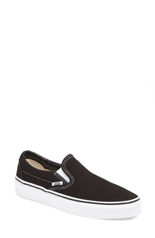 バンズ レディース シューズ スニーカー Vans Classic SlipOn Black ブラック