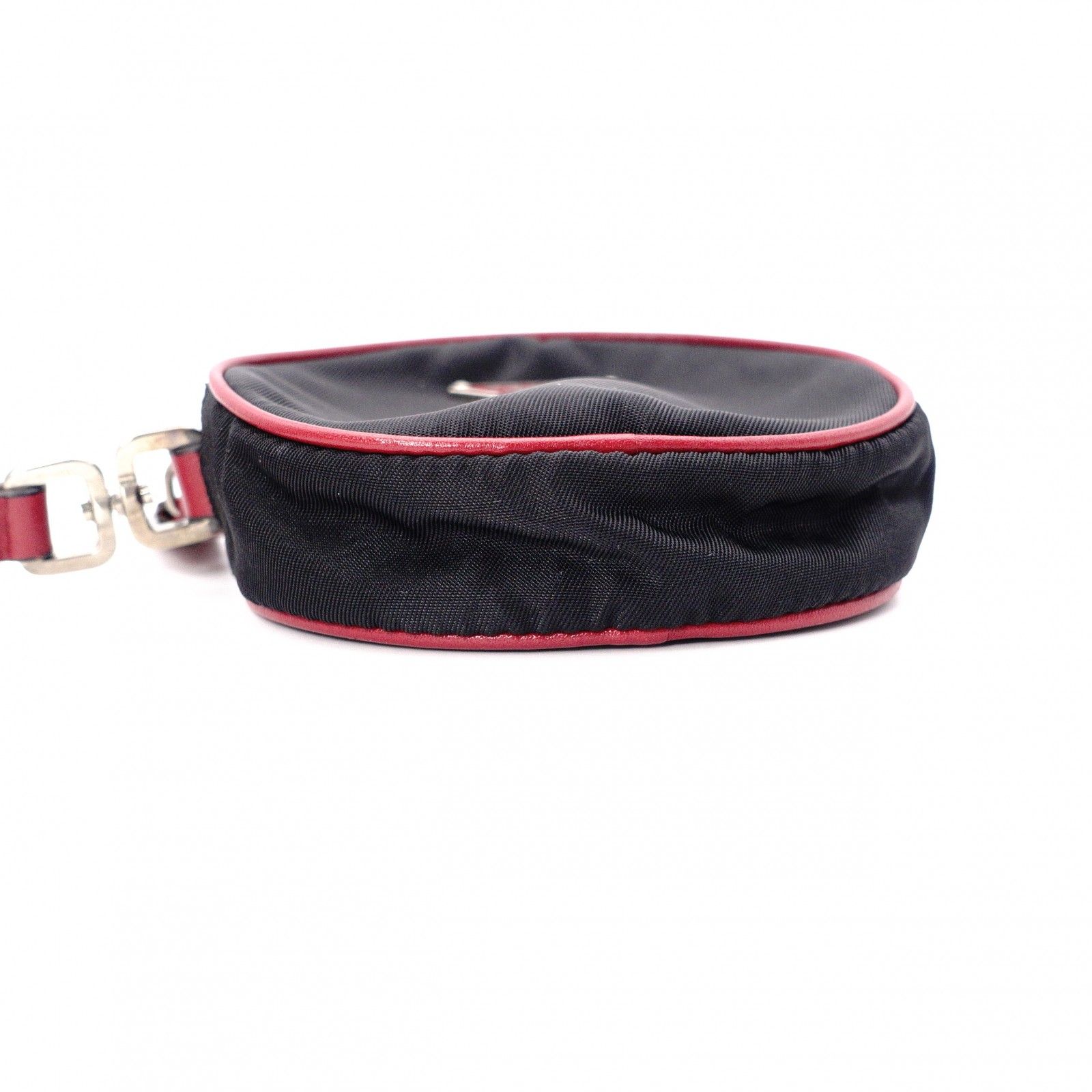 PRADA プラダ コインケース ナイロン ブラック レッド 小物入れ ポーチ 