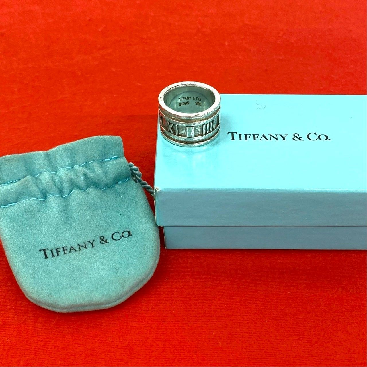 極 美品 箱 袋付き TIFFANY&Co. ティファニー ヴィンテージ アトラス 