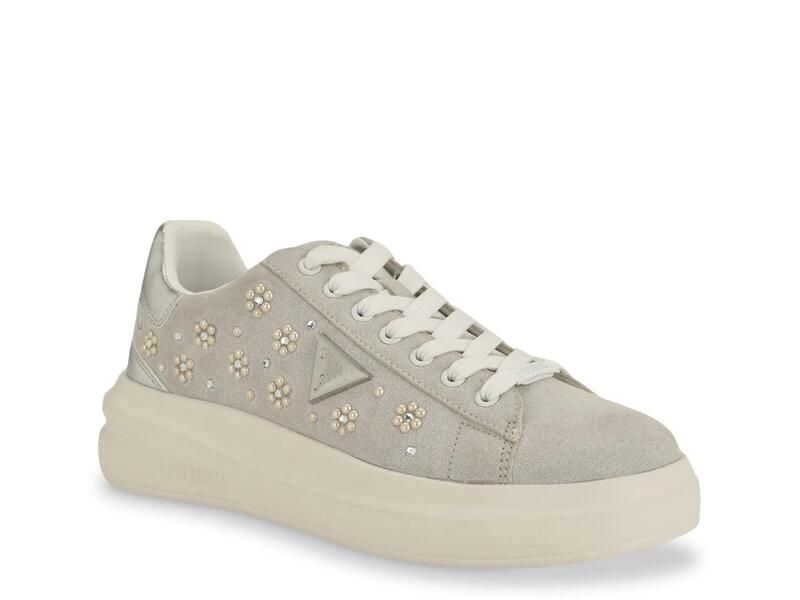 ゲス レディース シューズ スニーカー プラットフォーム GuessElbina Platform Sneaker Off White オフホワイト