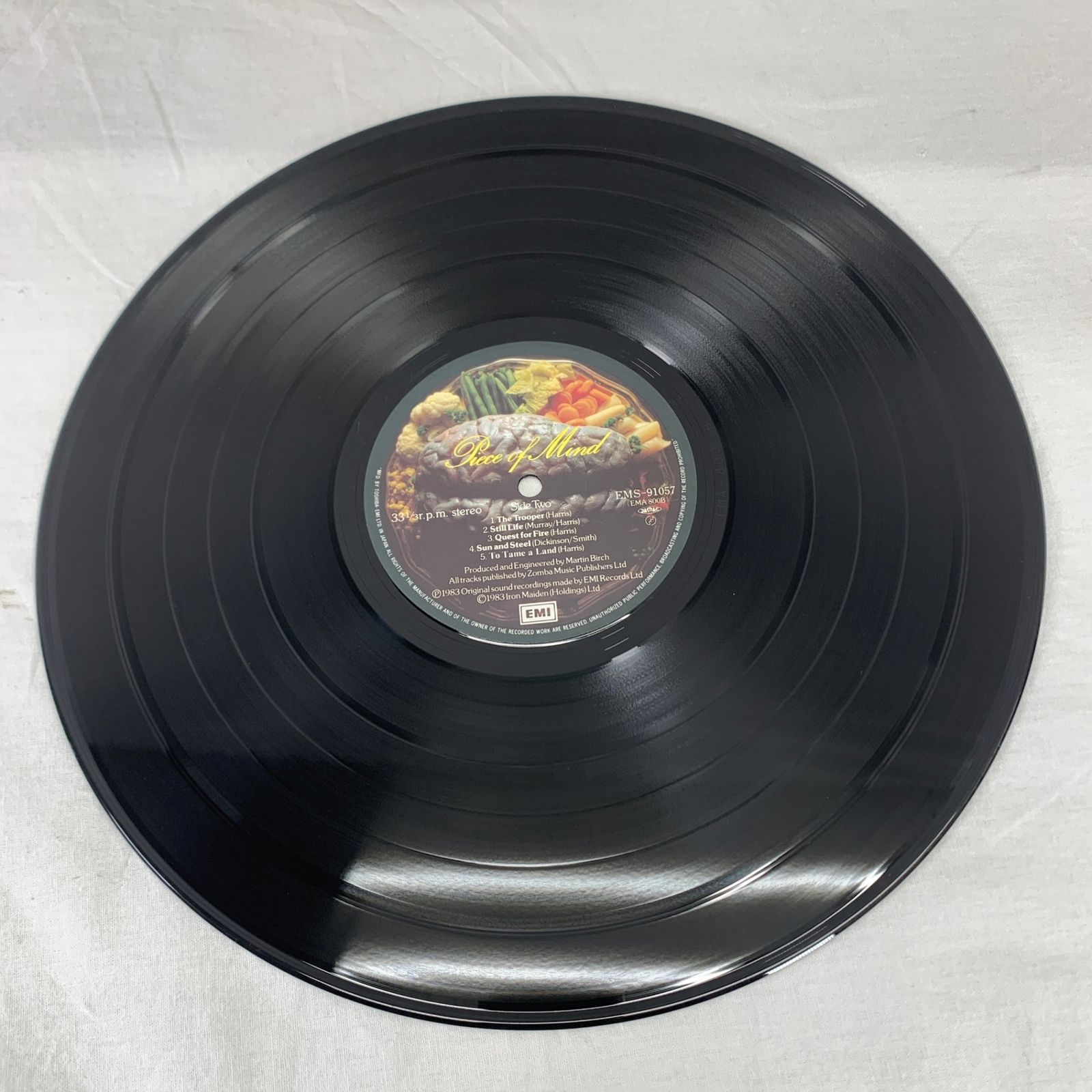 Iron Maiden アイアンメイデン Piece Of Mind LPレコード EMS-91057