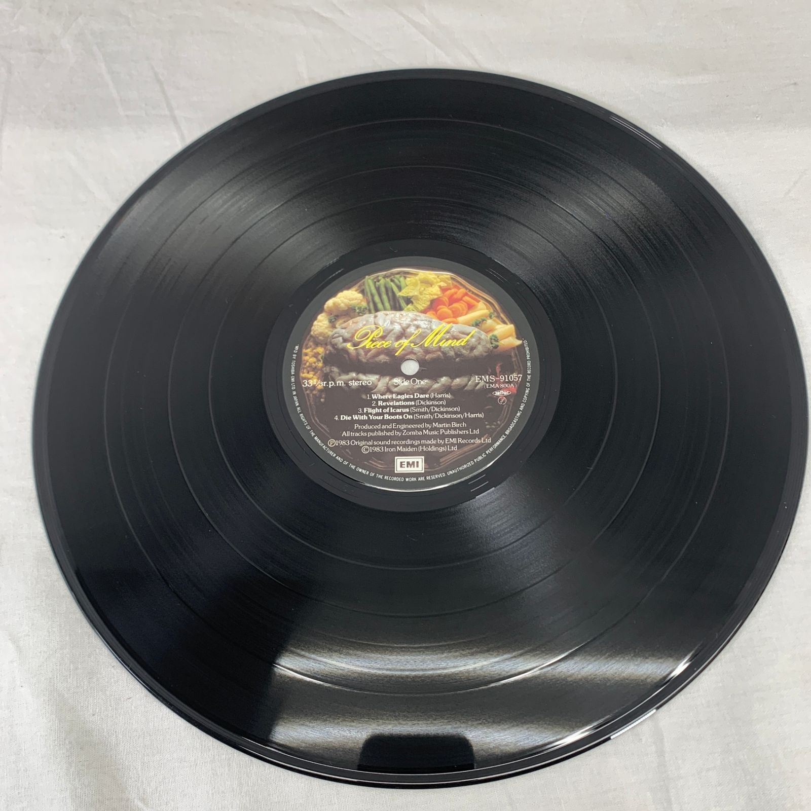 Iron Maiden アイアンメイデン Piece Of Mind LPレコード EMS-91057
