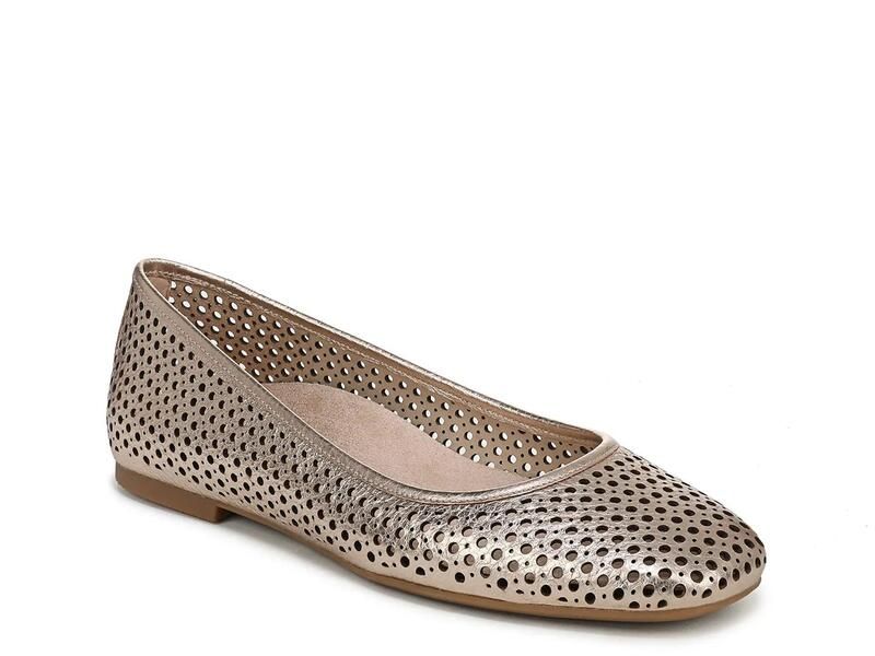 バイオニック レディース シューズ パンプス VionicOrinda Flat Gold Leather ゴールド