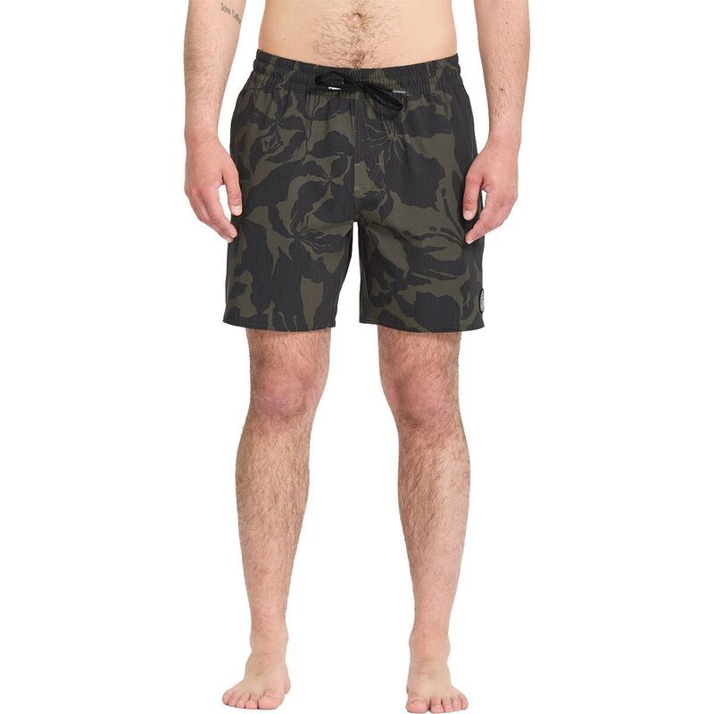 ボルコム メンズ 水着 ハーフパンツ・ショーツ コットン Volcom Psyche Cotton 17in Swim Trunk Mens Ivy