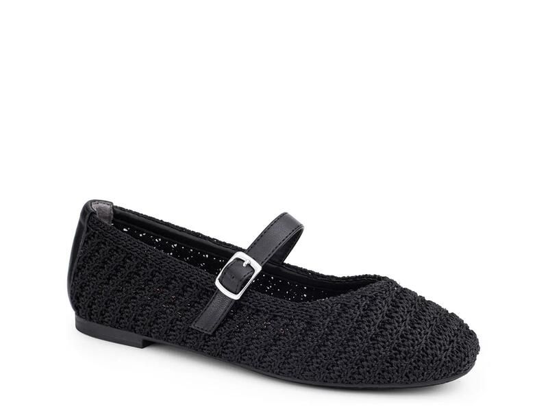 ミートゥー レディース シューズ パンプス Me TooSerenity Mary Jane Flat Black ブラック