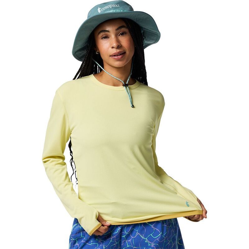 コートパクシー レディース トップス Tシャツ 長袖 Cotopaxi Sombra LongSleeve Sun Shirt Womens Honeydew