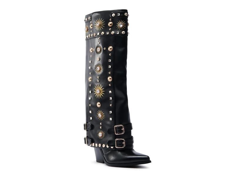 アザレア ワン レディース シューズ ブーツ・レインブーツ Azalea WangMahmoud Foldover Boot Black ブラック