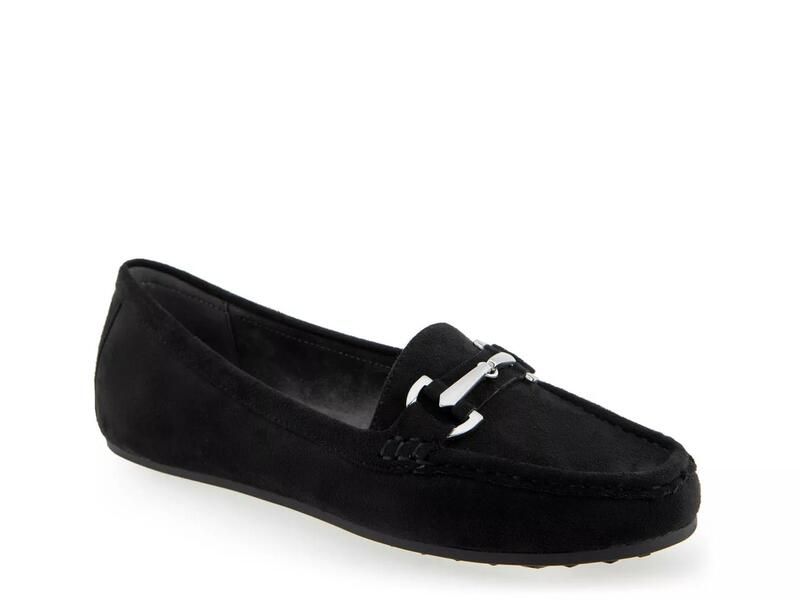 エアロソールズ レディース シューズ スリッポン・ローファー AerosolesDay Drive Loafer Black Suede ブラック